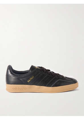 adidas Originals - Gazelle Indoor Leather Sneakers - Men - Black - UK 5