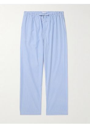 Derek Rose - James Cotton-Poplin Pyjama Trousers - Men - Blue - S