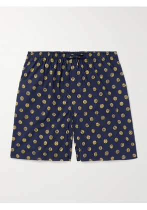 Derek Rose - Ledbury 78 Printed Cotton-Batiste Pyjama Shorts - Men - Blue - S