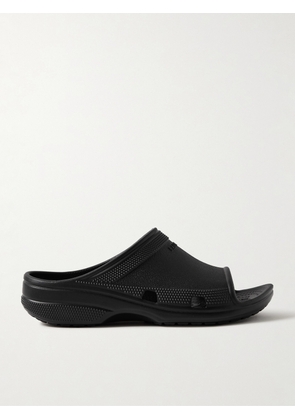 Balenciaga - Crocs Logo-Embossed EVA Slides - Men - Black - EU 40