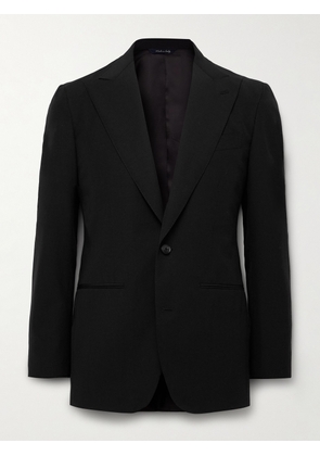 Saman Amel - Slim-Fit Wool and Mohair-Blend Suit Jacket - Men - Black - IT 46