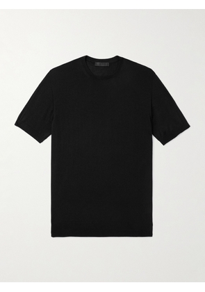 Saman Amel - Cashmere and Silk-Blend T-Shirt - Men - Black - IT 46