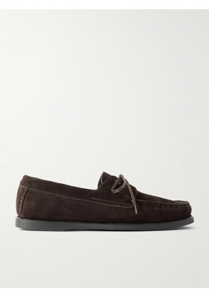 Saman Amel - Suede Boat Shoes - Men - Brown - EU 40