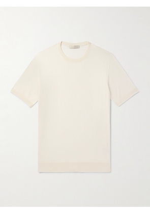 Saman Amel - Cashmere and Silk-Blend T-Shirt - Men - Neutrals - IT 46