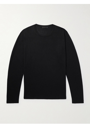 Saman Amel - Grace Slim-Fit Cashmere and Silk-Blend Sweater - Men - Black - IT 46