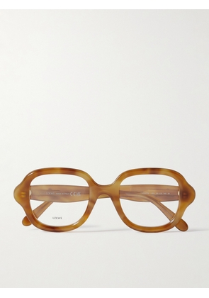 LOEWE - Curvy D-Frame Tortoiseshell Acetate Optical Glasses - Men - Tortoiseshell