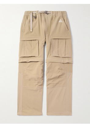 Nike - ACG Smith Summit Convertible Stretch-Shell Cargo Trousers - Men - Neutrals - S