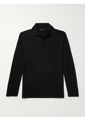 Saman Amel - Carlo Cashmere and Silk-Blend Shirt - Men - Black - IT 46