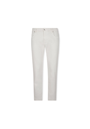 Mulberry Women's Mulberry x Eleventy Women's Straight Leg Jeans - Off White - Size 40