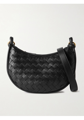 Bottega Veneta - Gemelli Mini Intrecciato Leather Shoulder Bag - Black - One size