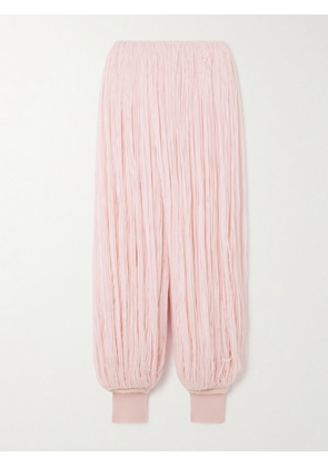 Alaïa - Fringed Wool Tapered Pants - Pink - FR34,FR36,FR38