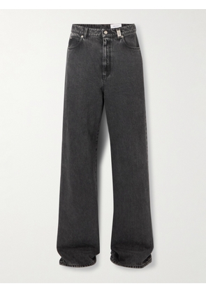 Alexander McQueen - High-rise Wide-leg Jeans - Black - 27,28,29,30,31