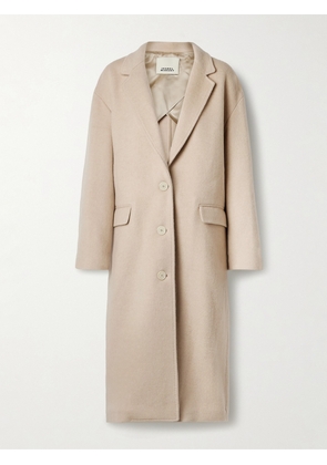 Isabel Marant - Efezia Brushed Wool-blend Coat - Neutrals - FR34,FR36,FR38,FR40,FR42