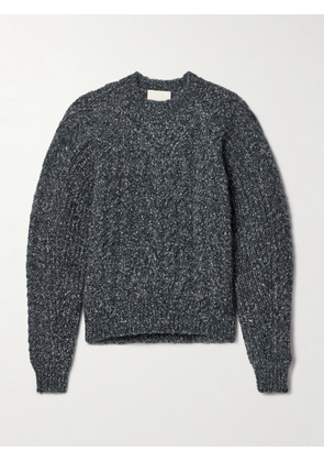 Isabel Marant - Kallie Cable-knit Bouclé Sweater - Gray - FR34,FR36,FR38,FR40,FR42