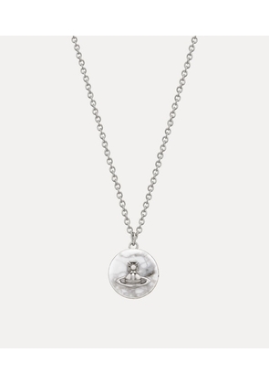 Vivienne Westwood Man. Neyla Pendant Silver Howlite Gemstone Men