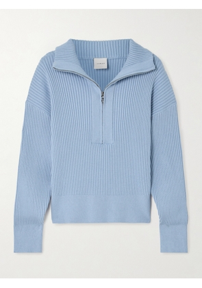 Varley - Janie Ribbed-knit Sweater - Blue - x small,small,medium,large,x large