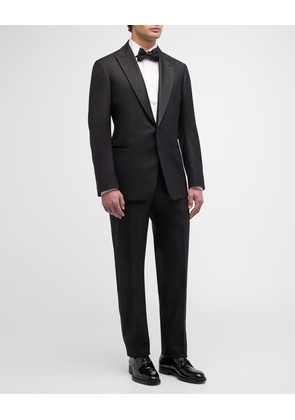 Black Peak Satin Tux