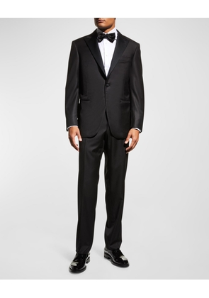 Wool Two-Piece Tuxedo Suit