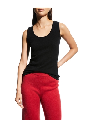 Cashmere Scoop-Neck Tank