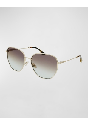 Geometric Square Metal Sunglasses