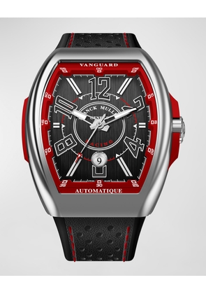 Men's Vanguard Racing Automatic Black and Red Accent Watch