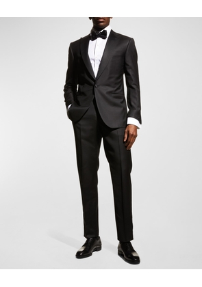 Men's Solid Peak-Lapel Tuxedo