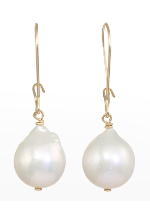 Baroque Pearl Earrings with 14k Gold Fill