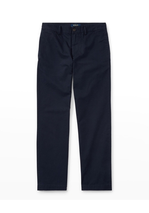 Boy's Flat Front Chino Pants, Size 2-7