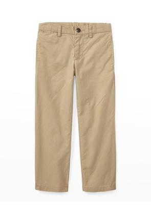 Boy's Flat Front Chino Pants, Size 2-7