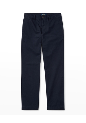 Boy's Flat Front Chino Pants, Size 4-14