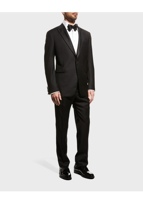 Men's Solid Peak-Lapel Tuxedo