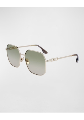 Chain Square Metal Sunglasses