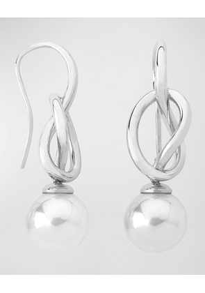 Nudo Pearl Earrings with French Wire Knot