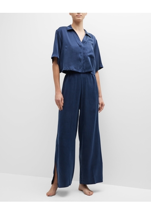 Washable Silk High-Rise Pant Set