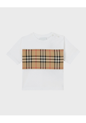 Kid's Cedar Check-Print T-Shirt, Size 6M-2