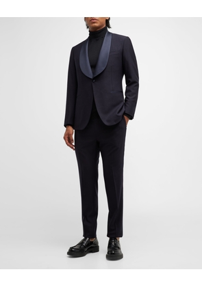 Men's Wool-Cashmere Shawl Suit