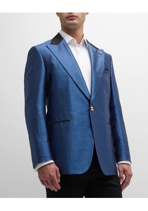 Men's Two-Tone Patterned Dinner Jacket