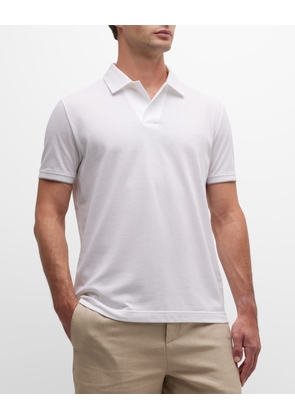 Men's V-Neck Polo Shirt