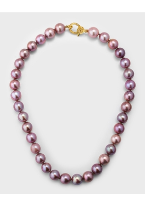 18' Pink Edison Freshwater 10-12mm Pearl Necklace