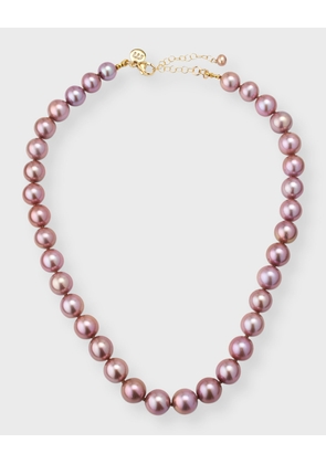 17' Pink Edison Freshwater 10-12mm Pearl Necklace