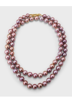 35' Pink Edison Freshwater 10-12mm Pearl Necklace