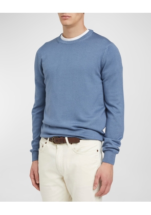 Men's Solid Wool Sweater