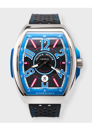 45mm Vanguard Racing Automatic Black and Blue Accent Watch