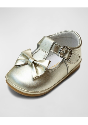 Minnie Bow Leather Mary Janes, Baby