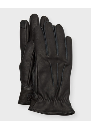 Men's 3 Point Leather Gloves