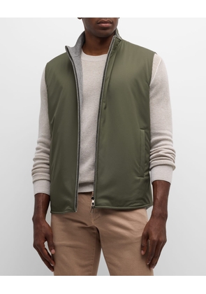 Men's Marlin Cashmere and Nylon Reversible Vest