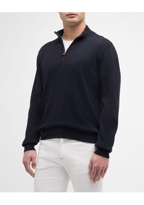 Men's Cashmere Quarter-Zip Sweater