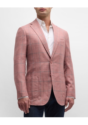 Men's Cashmere Plaid Jacket