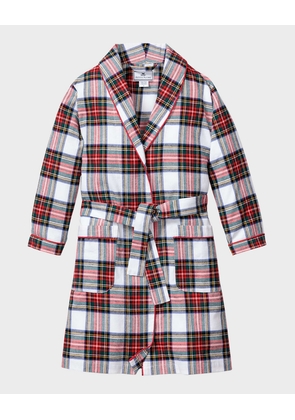 Kid's Balmoral Tartan Robe, Size 3T-14