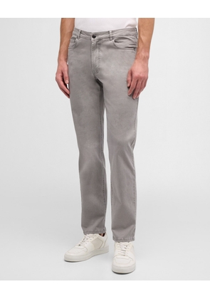 Men's 5-Pocket Herringbone Pants